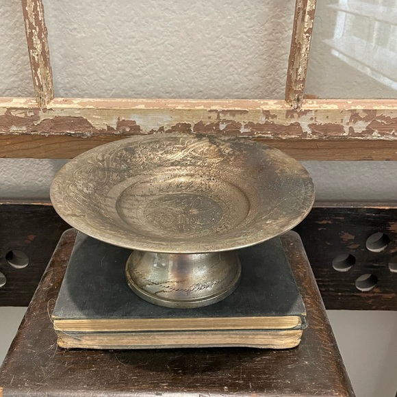Other Vintage Zy India World Gift Silver Candy Dish Poshmark